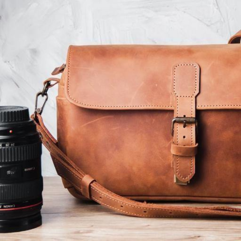 Pikore Leather Camera Bag
