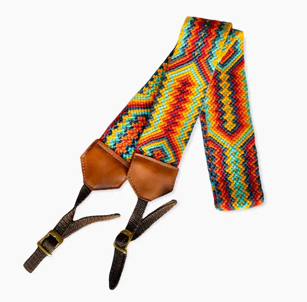 Colorful 4U Handwoven Camera Strap