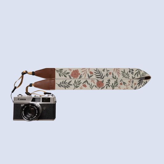 Moody Flower Camera Strap