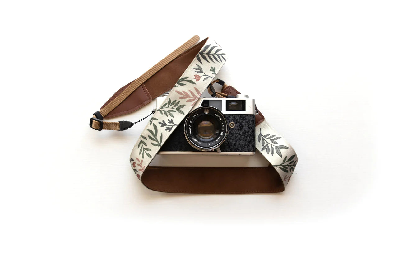 Moody Flower Camera Strap